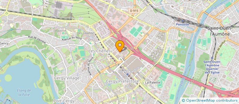 localisation de l'entreprise S.M.G CONCEPT. à CERGY