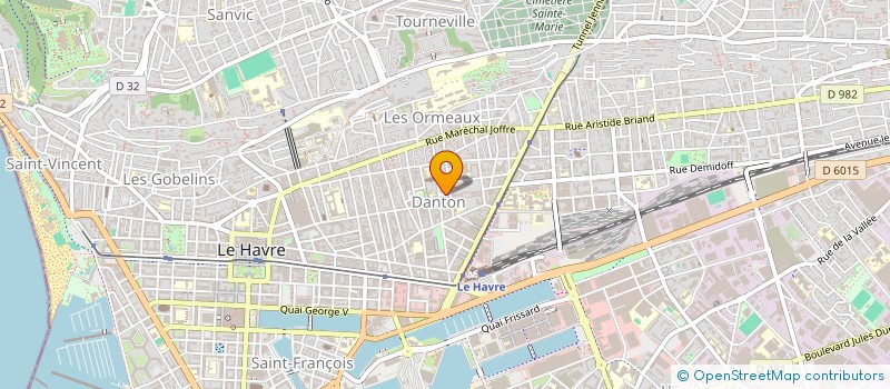 localisation de l'entreprise S.M.G PRO à LE HAVRE