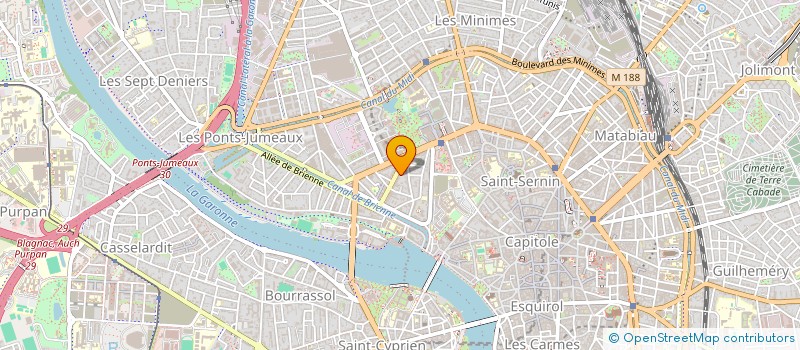 localisation de l'entreprise S.M.H à TOULOUSE