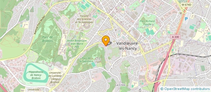 localisation de l'entreprise S.M.H 51  VANDUVRE-LES-NANCY