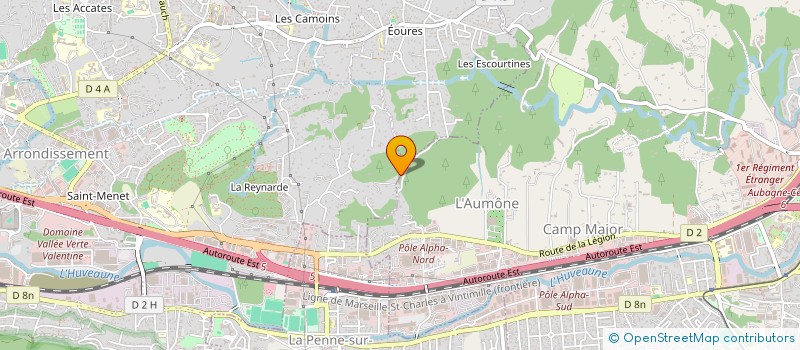 localisation de l'entreprise S.M.H.F ORTHO-INVESTISSEMENTS  MARSEILLE