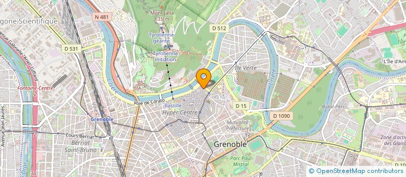 localisation de l'entreprise S M H INVESTISSEMENT  GRENOBLE