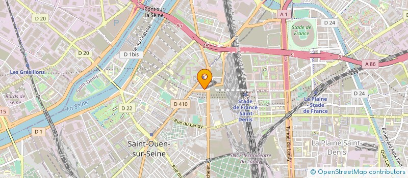 localisation de l'entreprise S.M.H LOGISTICS à SAINT-DENIS