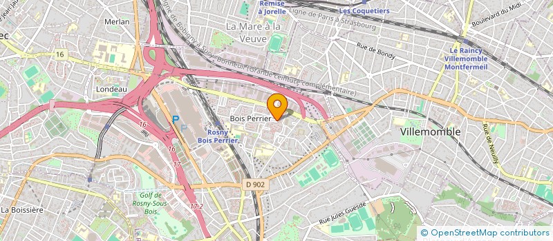 localisation de l'entreprise S M HOUARI à ROSNY-SOUS-BOIS