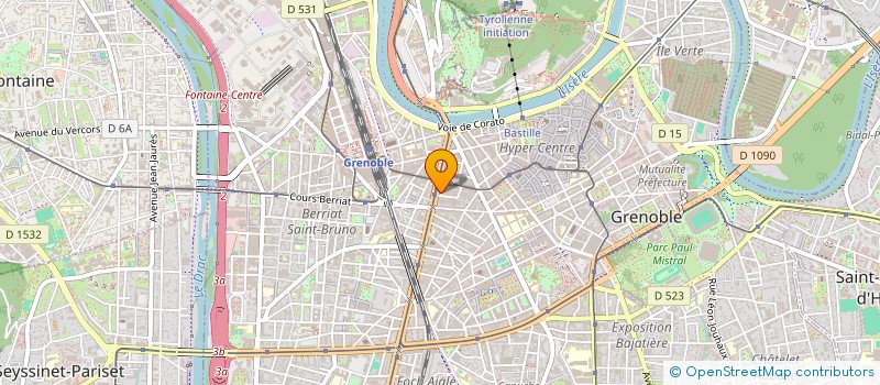 localisation de l'entreprise S.M.I à GRENOBLE