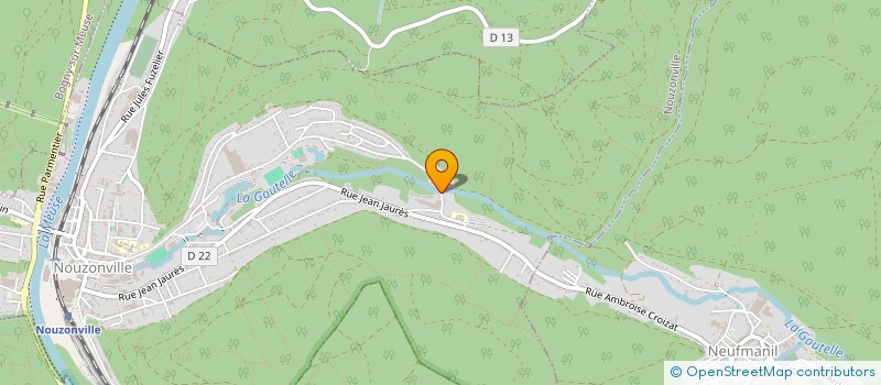 localisation de l'entreprise S.M.I.  NOUZONVILLE