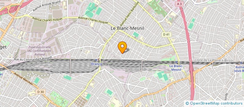 localisation de l'entreprise S.M.I AMENAGEMENT à LE BLANC MESNIL