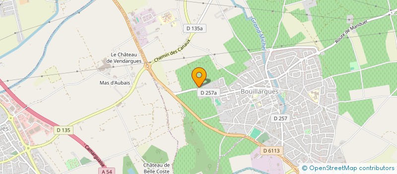 localisation de l'entreprise S.M.I.R.A (SOCIETE DE MAINTENANCE IMMOBILIERE DE RENOVATION ET D'AGENCEMENT)  BOUILLARGUES