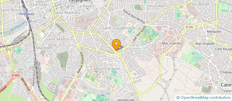 localisation de l'entreprise S.M.I TELECOM  PERPIGNAN