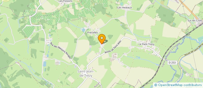 localisation de l'entreprise S.M.I.V.  SAINT-JEAN-DE-TREZY