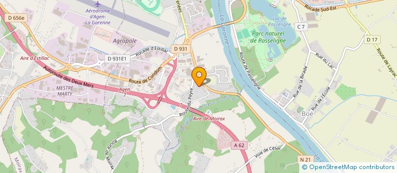 localisation de l'entreprise S.M.IMMO  LE PASSAGE