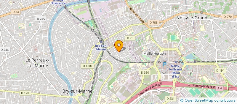 localisation de l'entreprise S&M IMMOBILIER à BRY-SUR-MARNE