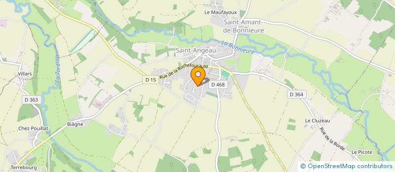localisation de l'entreprise S&M IMMOBILIER à VAL-DE-BONNIEURE