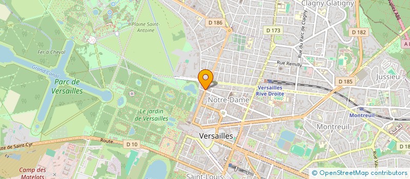 localisation de l'entreprise S.M.J à VERSAILLES
