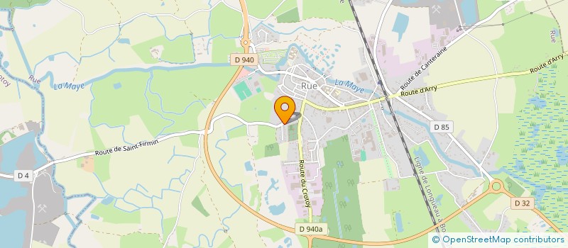 localisation de l'entreprise S.M.J.P.M.  RUE