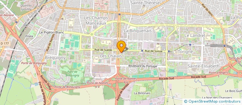 localisation de l'entreprise S M K  RENNES