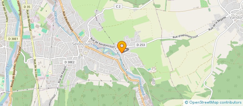 localisation de l'entreprise S.M.K.  SELONCOURT
