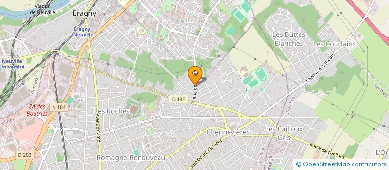 localisation de l'entreprise S.M.L.  ERAGNY