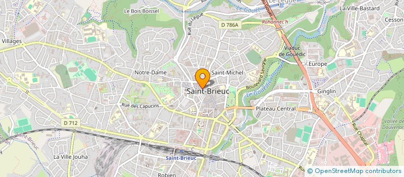 localisation de l'entreprise S.M.L. à SAINT-BRIEUC