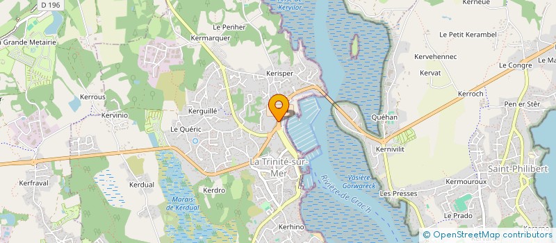 localisation de l'entreprise S.M.M.M.  LA TRINITE-SUR-MER