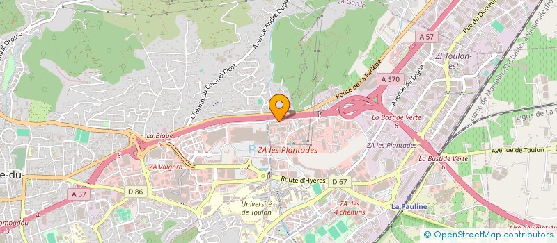 localisation de l'entreprise S M MENUISERIES à LA GARDE