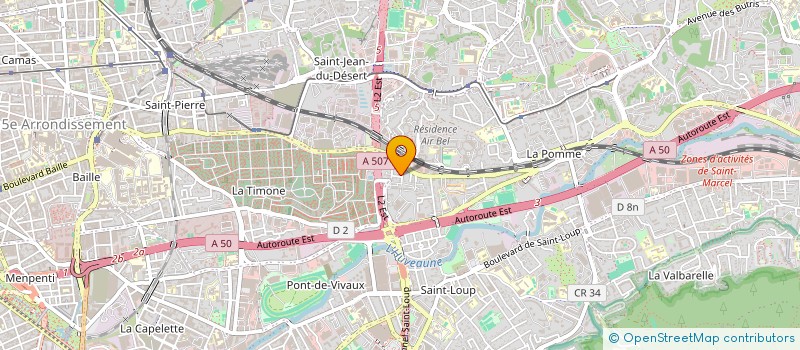 localisation de l'entreprise S.M.N. SOCIETE DE MACONNERIE NOVIELLO à MARSEILLE