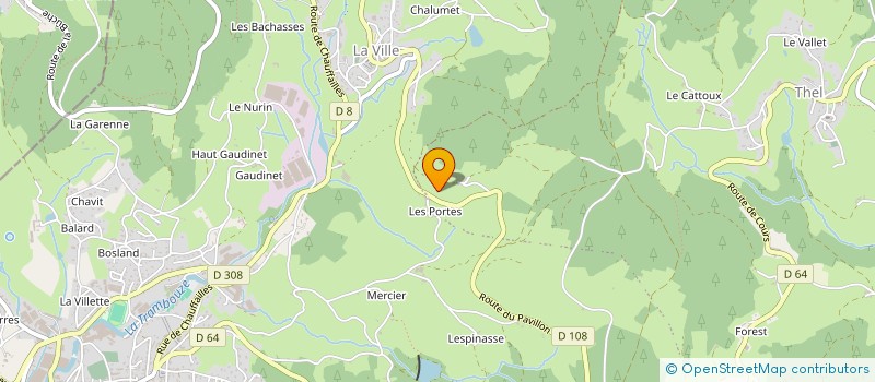 localisation de l'entreprise S.M.P.  COURS