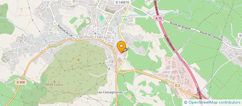 localisation de l'entreprise S.M.P.  CLERMONT-L'HERAULT