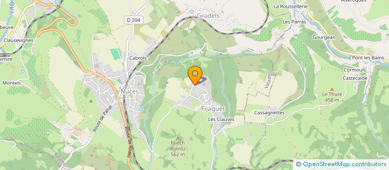 localisation de l'entreprise S.M.P.  VALADY