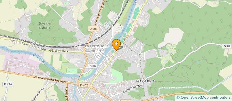 localisation de l'entreprise S M P E à LA FERTE-SOUS-JOUARRE