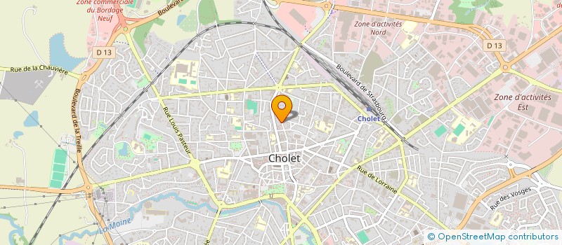 localisation de l'entreprise S.M.P.F. à CHOLET