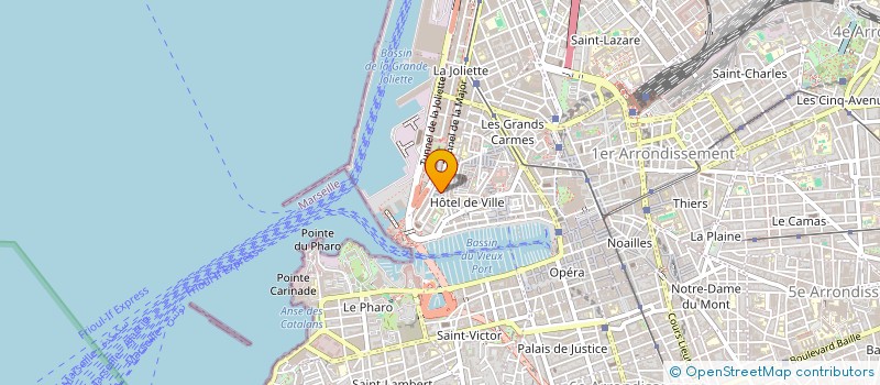 localisation de l'entreprise S.M.P.R. à MARSEILLE