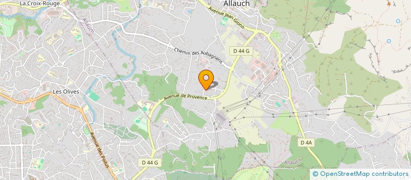 localisation de l'entreprise S & M PATRIMOINE  ALLAUCH