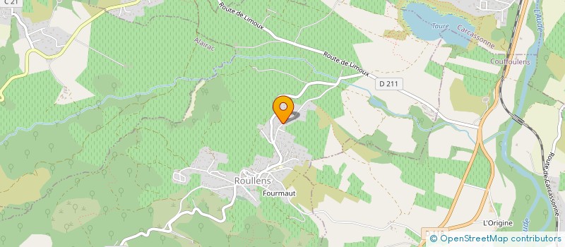 localisation de l'entreprise S.M.Q.G.  ROULLENS