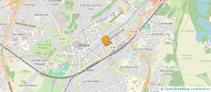 localisation de l'entreprise S.M.Q. INVESTISSEMENTS à DREUX
