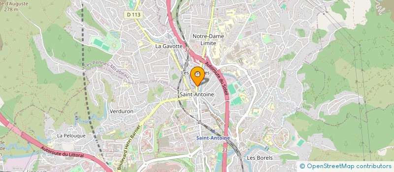 localisation de l'entreprise S.M.R.A. SOC MARSEILLAISE REPARA AUTO  MARSEILLE
