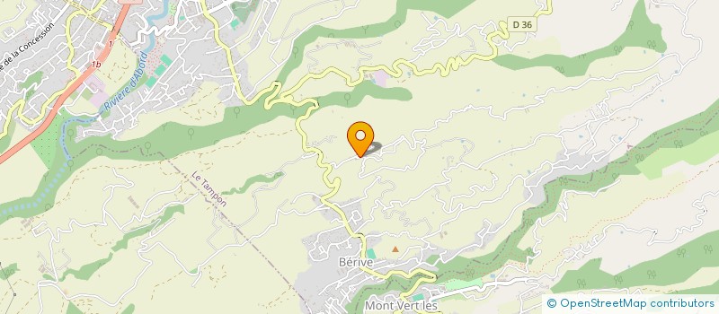 localisation de l'entreprise S.M.R.H.T.  LE TAMPON