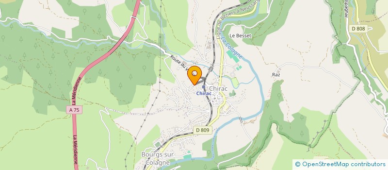 localisation de l'entreprise S M S (SAM MOTO SPORT)  BOURGS SUR COLAGNE