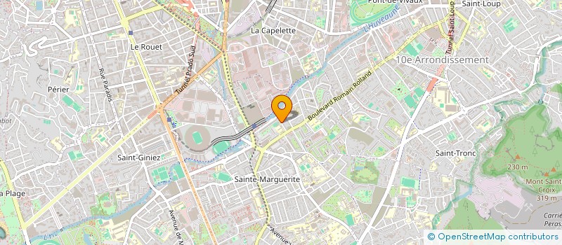 localisation de l'entreprise S.M.S SOCIETE MEDITERRANEENNE DE SERVICES à MARSEILLE 9EME