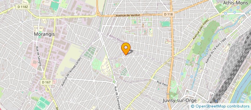 localisation de l'entreprise S & M SERVICES MAINTENANCE à JUVISY-SUR-ORGE