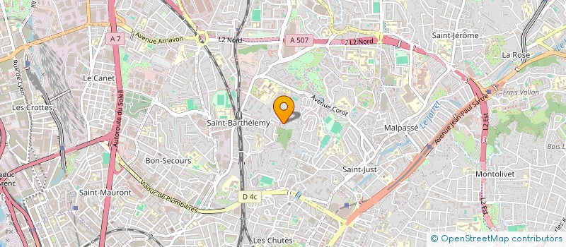 localisation de l'entreprise S&M SOL à MARSEILLE