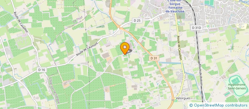 localisation de l'entreprise S.M.T  L'ISLE-SUR-LA-SORGUE