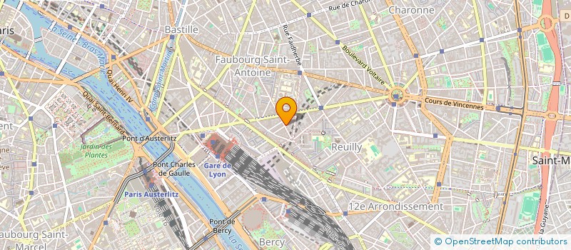 localisation de l'entreprise S.M.T.  PARIS