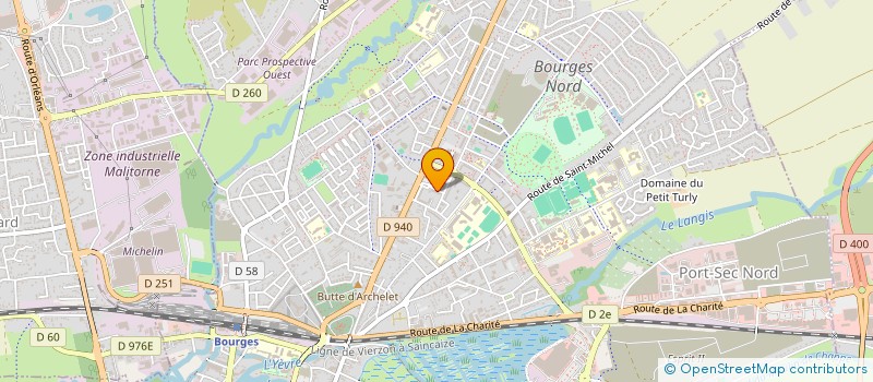 localisation de l'entreprise S.M.T. CONSTRUCTION  BOURGES