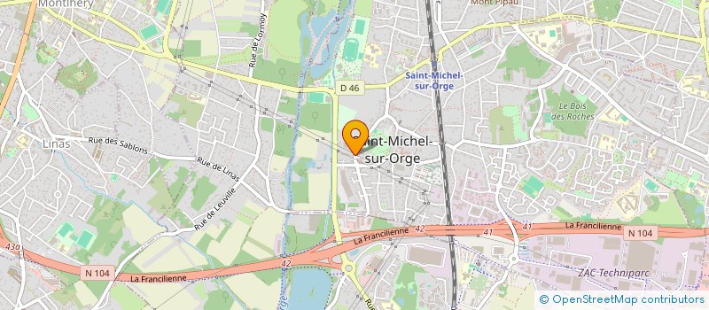 localisation de l'entreprise S.M.T.T à SAINT-MICHEL-SUR-ORGE