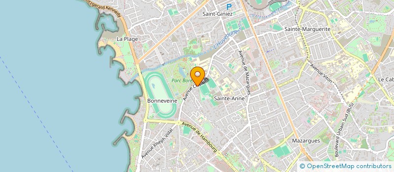 localisation de l'entreprise S M U C JEAN BOUIN STADE à MARSEILLE