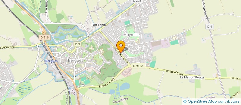 localisation de l'entreprise S.M.W.  HOYMILLE