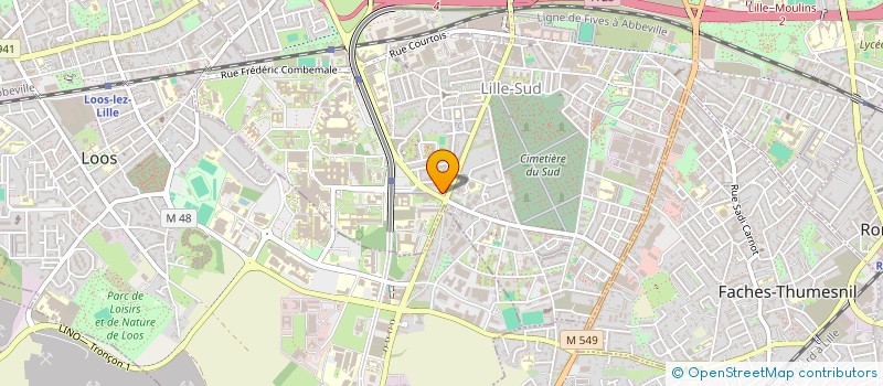 localisation de l'entreprise S.M.W DECO  LILLE