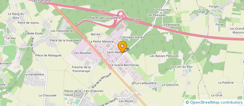 localisation de l'entreprise S & MA (SERRURERIE ET METALLERIE D'ART) à ESVRES