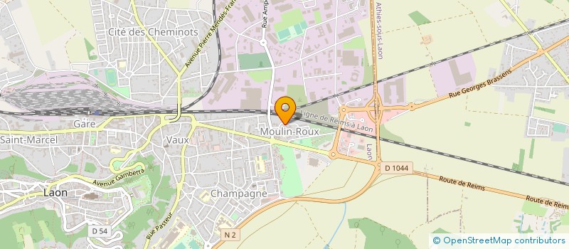 localisation de l'entreprise S-MAN à LAON